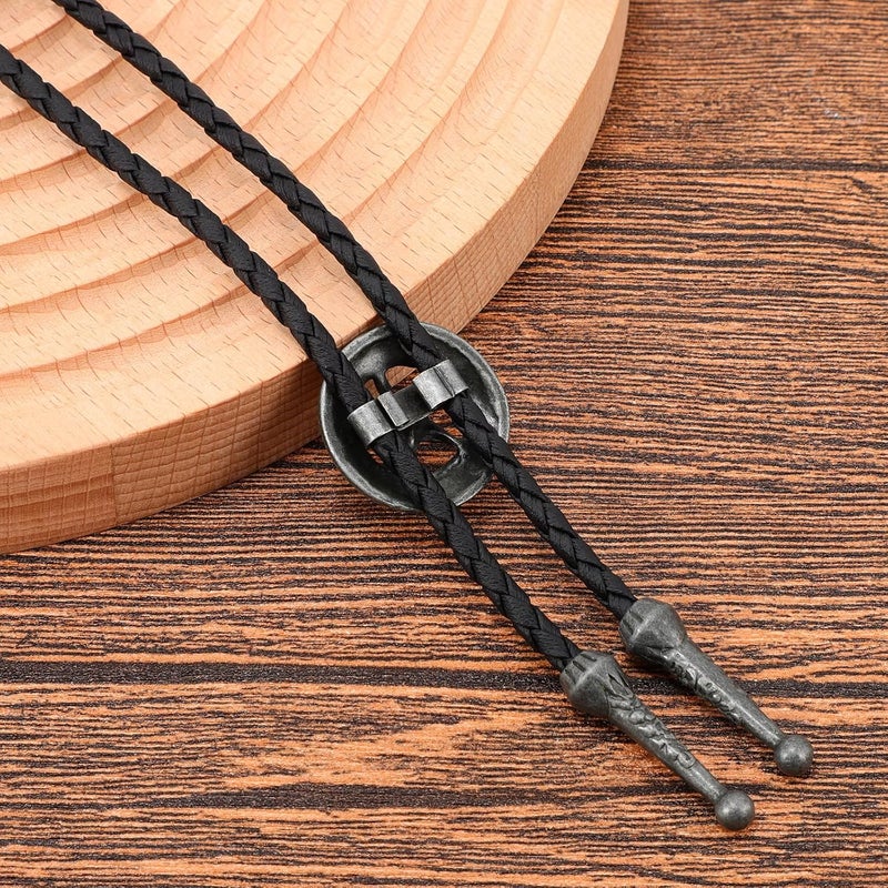 Sansths رباط بولو للرجال رباط رعاة البقر إكسسوارات أمريكية أصلية عتيقة للرجال والنساء - Image 3